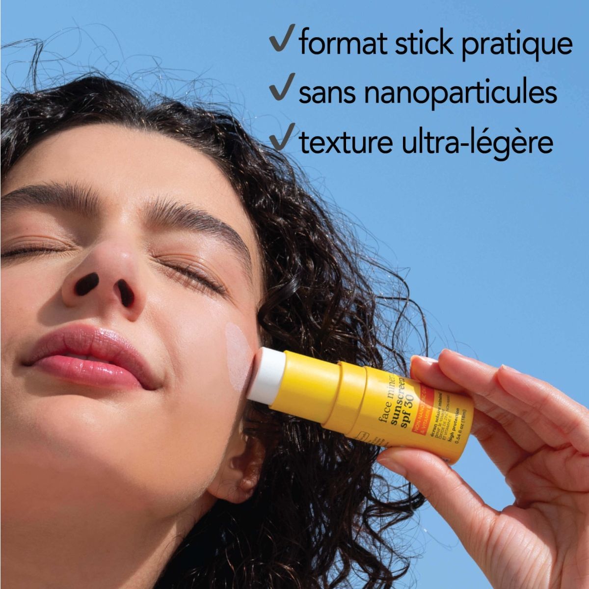 Écran solaire minéral SPF 30 pour le visage (16 g)